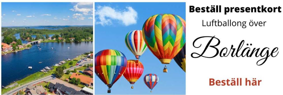flyga luftballong över borlänge
